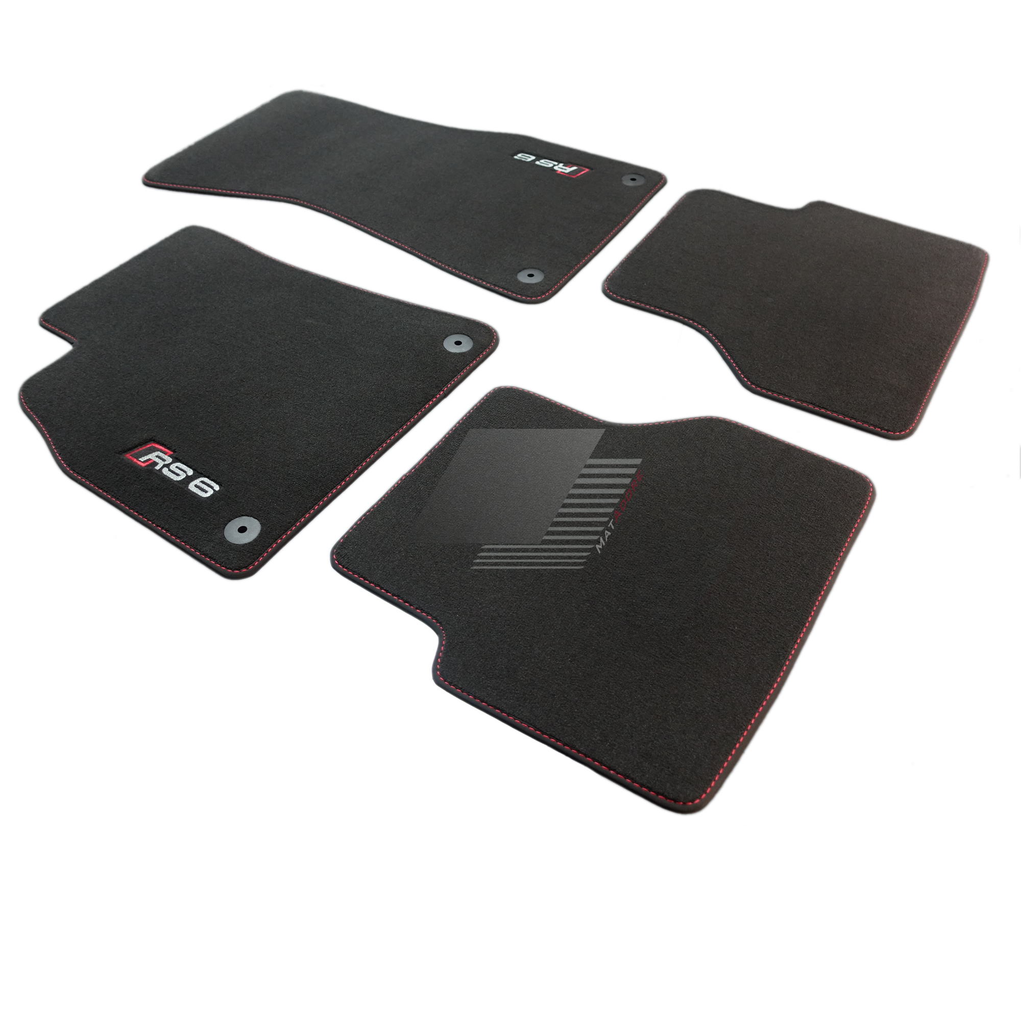 Audi A6 C6 Floor Mats 2004-2011 *RHD #RS6 Side